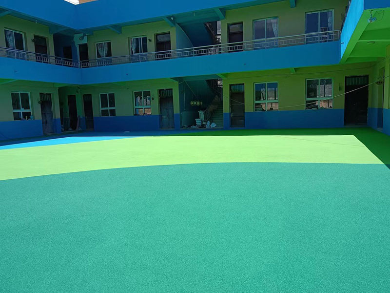黔西雨朵镇中心幼儿园EPDM颗粒